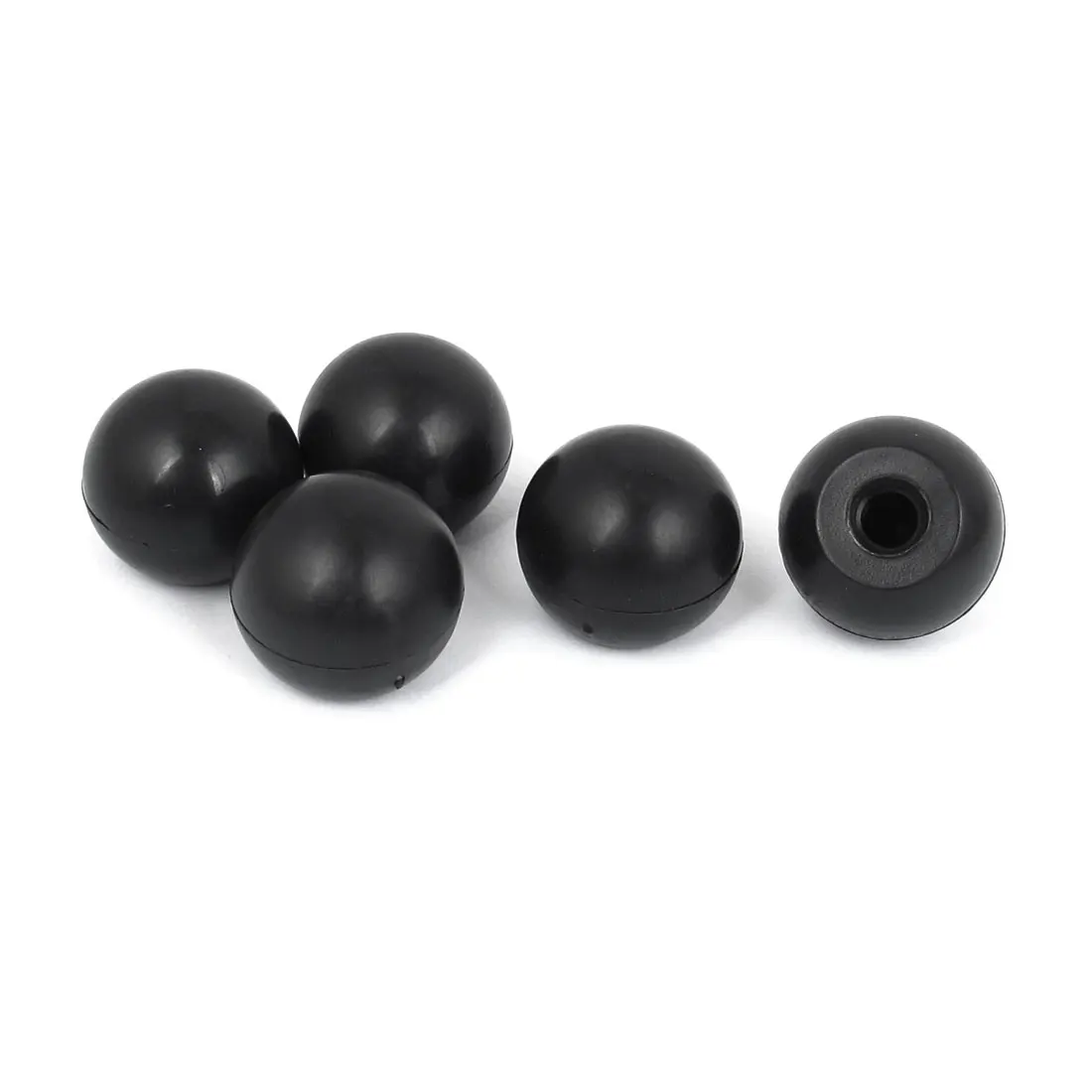 UXCELL M8 X 29Mm Female Threaded Plastic Round Machine Handles Drilled