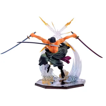 

New Anime One Piece Zoro figure Model Toy PVC Zoro Action Figure battle ver Collection juguetes kids Toys Gift