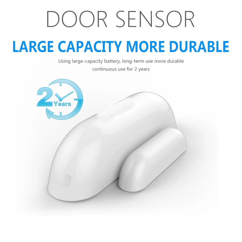 YobangSecurity Z-wave APP Door Window Sensor Work with Zwave 300 500 series Magnet Lock Door Sensor Alarm For Home Security