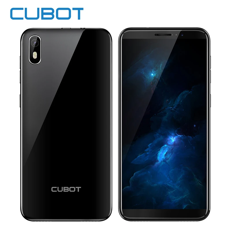 Cubot J5 5.5 Inch 18:9 Full Screen 2GB 16GB MT6580 Quad-Core Smartphone Android 9.0 2800mAh 3G Dual Nano Sim Celular Cellphone