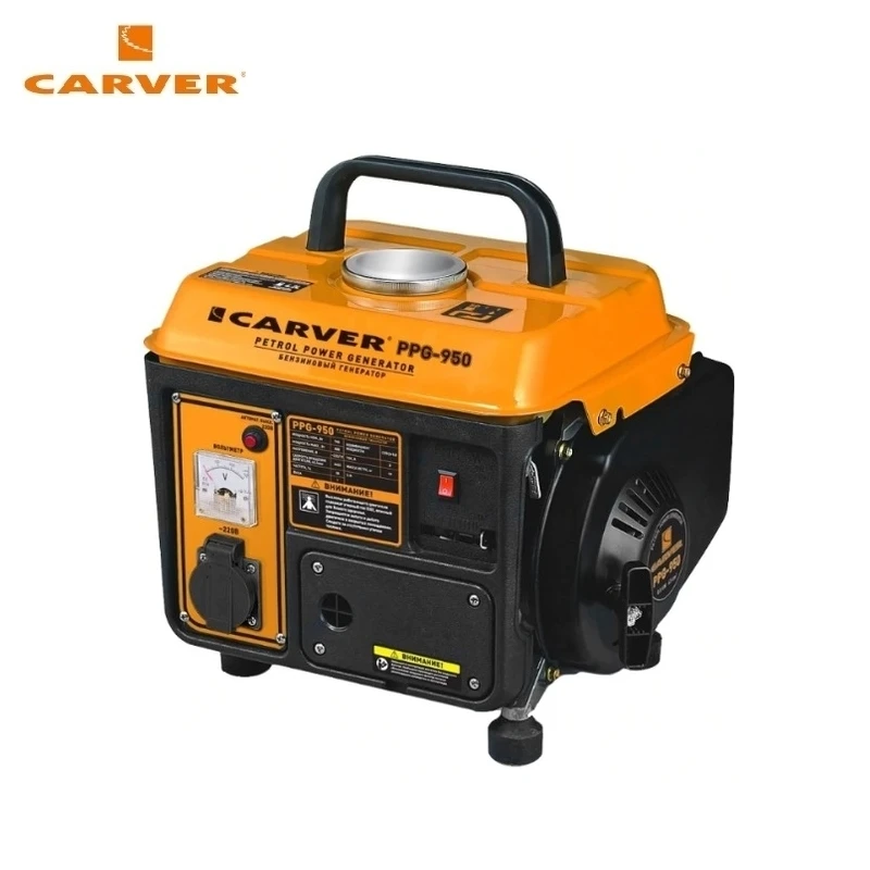 Petrol generator CARVER PPG 950 Power home appliances Backup source