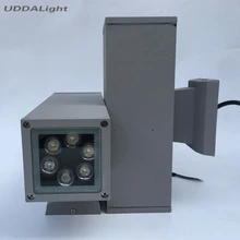 Черный/серый квадратный 24 Вт 18 Вт наружный светодиодный светильник, светодиодный наружный настенный светильник, светодиодный настенный светильник