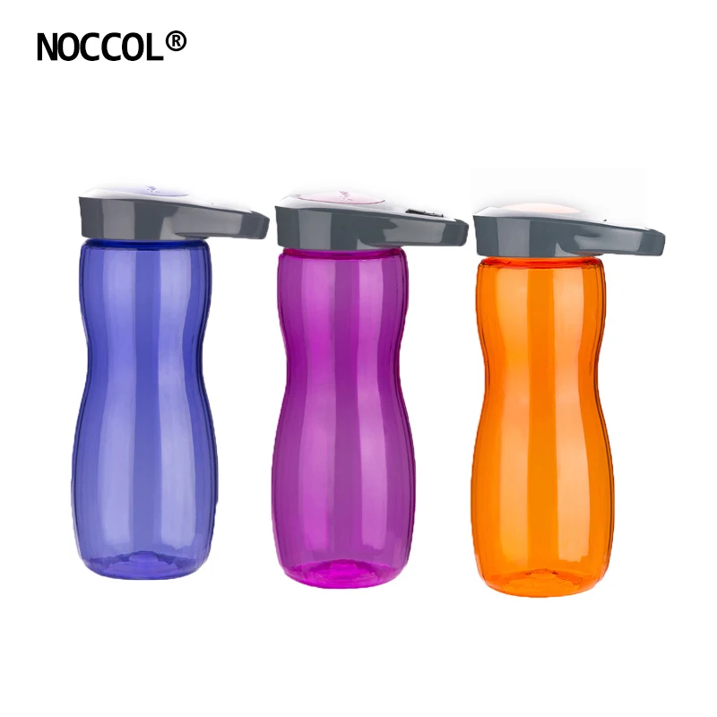 

NOCCOL 550ML Fashion Outdoors Sports Water Bottle Eco-Friendly Leakproof Brand Tritan Drinkware Travel Camping Plastic Kettle