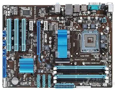 Разъем LGA 775 для ASUS P5P43TD/USB3 оригинальный настольных ПК материнской платы Intel P43 DDR3
