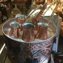 Турецкий Арабский медь горячий песок Кофеварка подогреватель кофе подлинный Kumda Kahve