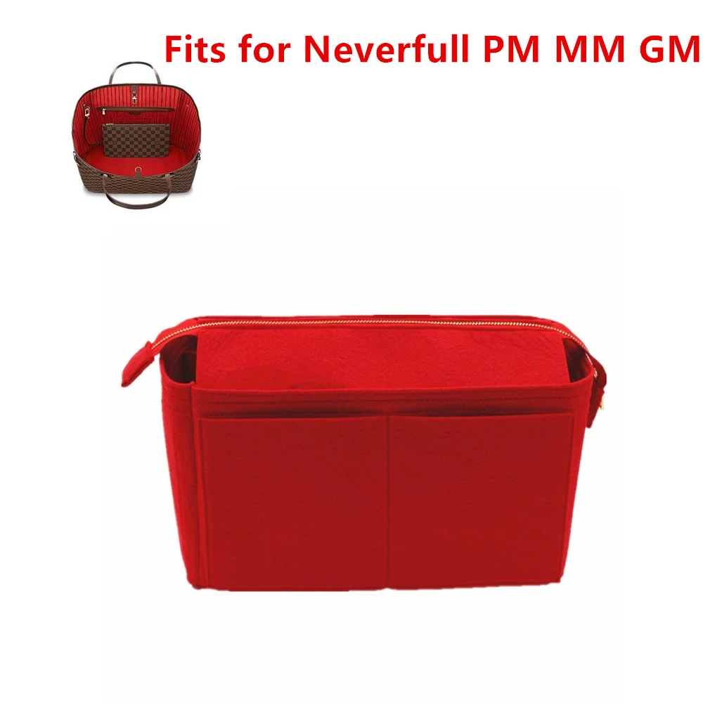Подходит для Never Full PM мм GM фетровая ткань с zippercover вставка сумка органайзер макияж путешествия Внутренний кошелек Портативный мешок для мамы