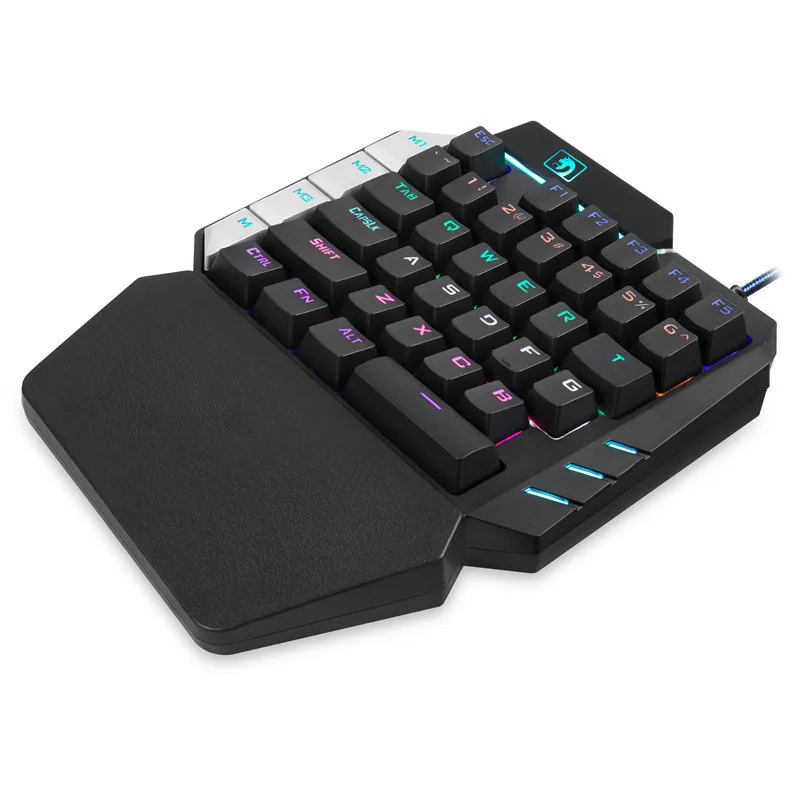 

Computer Gaming Keyboard Wired Keyboard for PC Gaming Gamer 38 Keys Single Handed Keyboard for Game for Desktop Notebook Laptop
