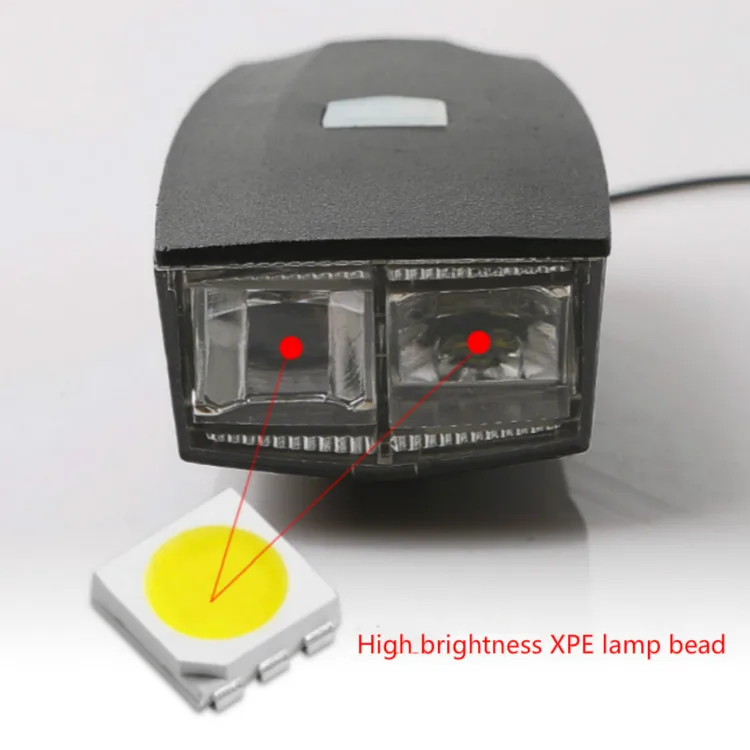 Smart Bicycle Light + Bike Bell USB Charging Bike Horn Light Headlight Waterproof Cycling Led Light Bicycle Accessories371824 (6)