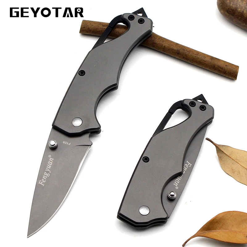 

Fashion Knife Mini Portable Key Edc Stainless Fold Camping Tactical Folding Pocket Ring Outdoor Tools Hunting 2017 Survival Top