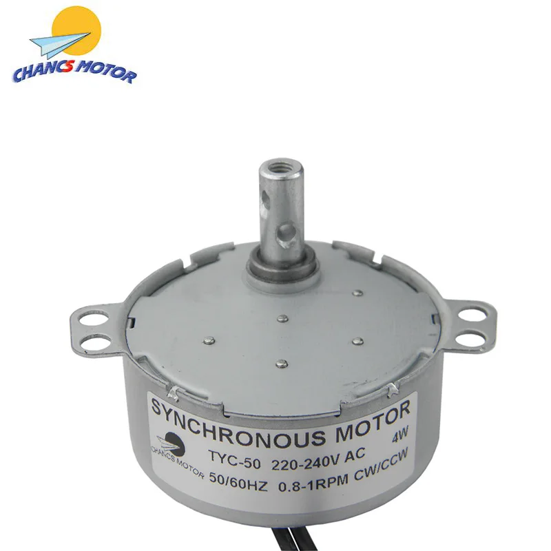 110V 50//60Hz 25RPM CCW AC Synchronous Motor Turntable Gear Box for Microwave