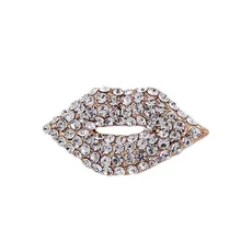 2017 New Version High-end Lip Shaped Bridal Brooch Wedding Corsage Joker Clothing Accessories YBRH-0261