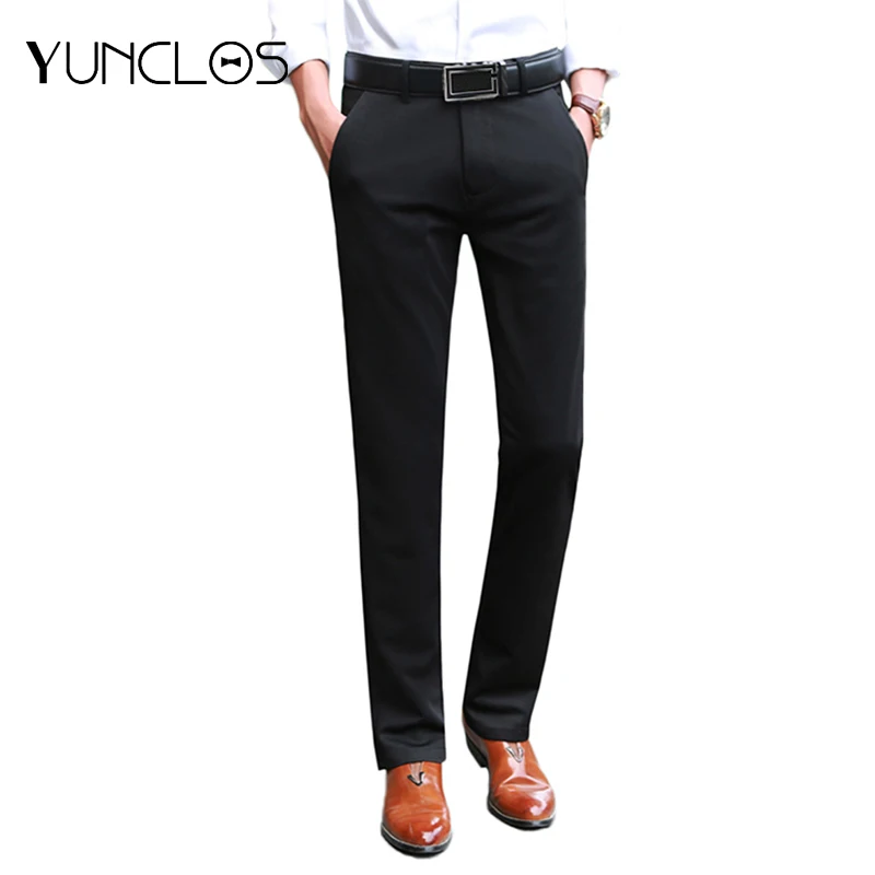 Fashion 2019 Business Men Pants Straight Summer Autumn Male Long Pants ...