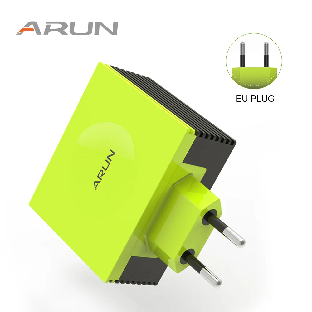 ARUN Универсальный 4 USB быстрая зарядка 5 в 4.2A для Iphone 7 8 ЕС США вилка Мобильный