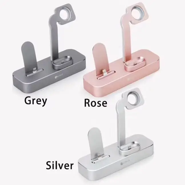 

2018 3 In 1 Charger Dock Station For Iphone X Iphone 7 8 Cable Management Stand For Apple Watch Airpods Phone Stand Holder