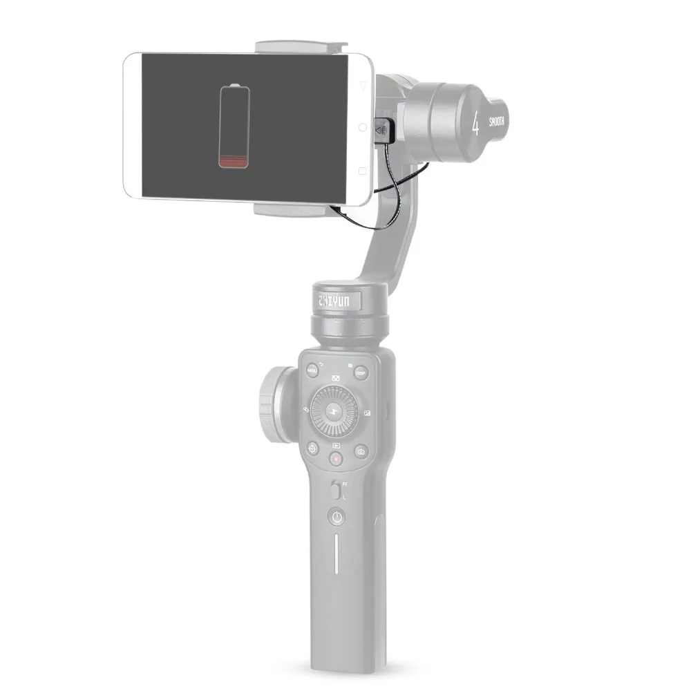 Зарядный кабель для Zhiyun Smooth Q2 4 Feiyu Vimble 2 для iPhone Andriod Micro USB для Micro USB TYPE C для кабеля Lightning