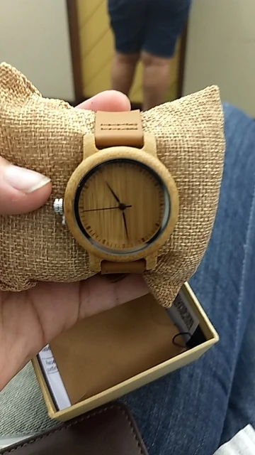 BOBO BIRD Bamboo Couple Casual Watches