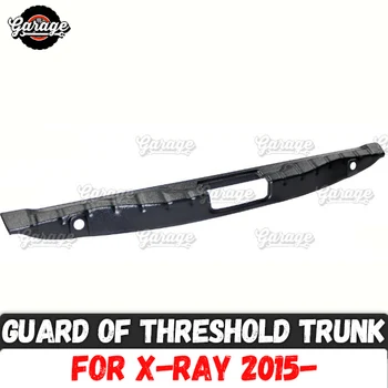 

Guard of threshold trunk for Lada X-Ray 2015- ABS plastic trim accessories cover protective pad in luggage car styling tuning