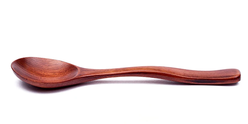 Wooden Spoon Chinese Wood Rice Soup Spoon Small Dining Spoons Dessert Tea Spoon Kids Spoon Kitchen Accessories (9)