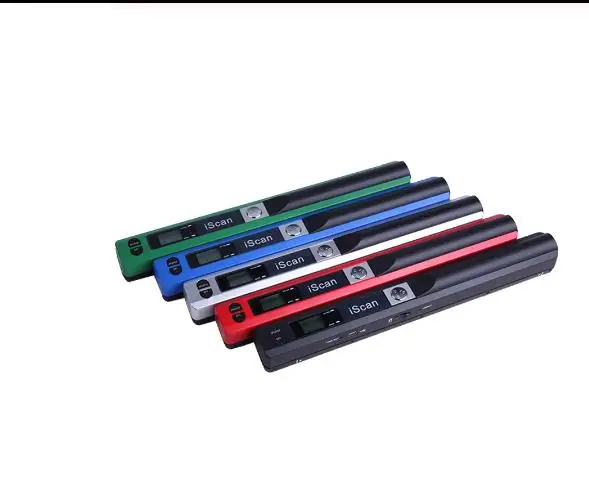 Cena IScan Mini przenośny skaner 900DPI wyświetlacz LCD JPG formacie PDF dokument obraz Iscan ręczny skaner A4 skaner książek ręczny