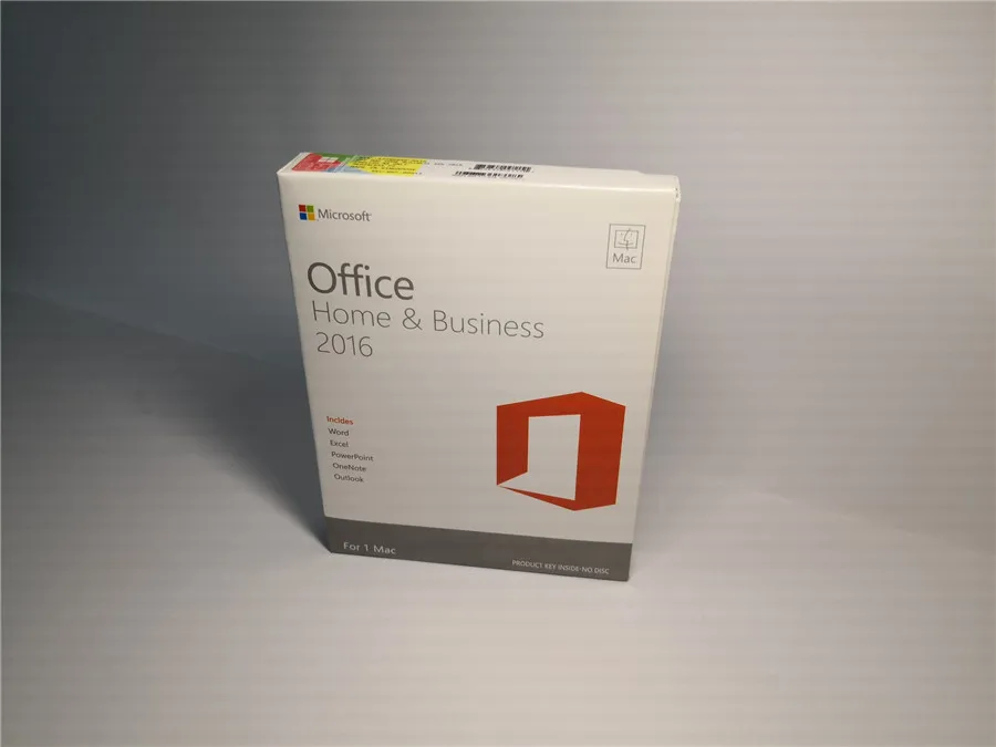 Microsoft Office для дома и бизнеса 2016 для лицензии Mac код ключа продукта розничная торговля в штучной упаковке