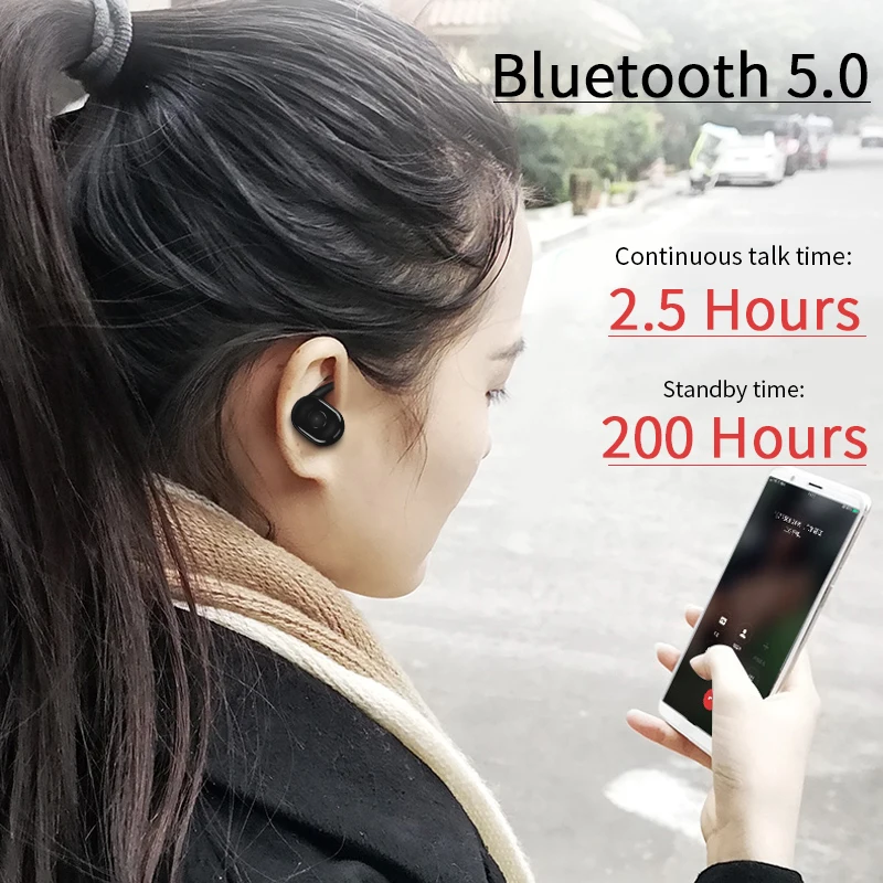 Bluetooth 5,0 наушники TWS беспроводные наушники Blutooth наушники Handsfree спортивные наушники игровая гарнитура телефон PK T2C