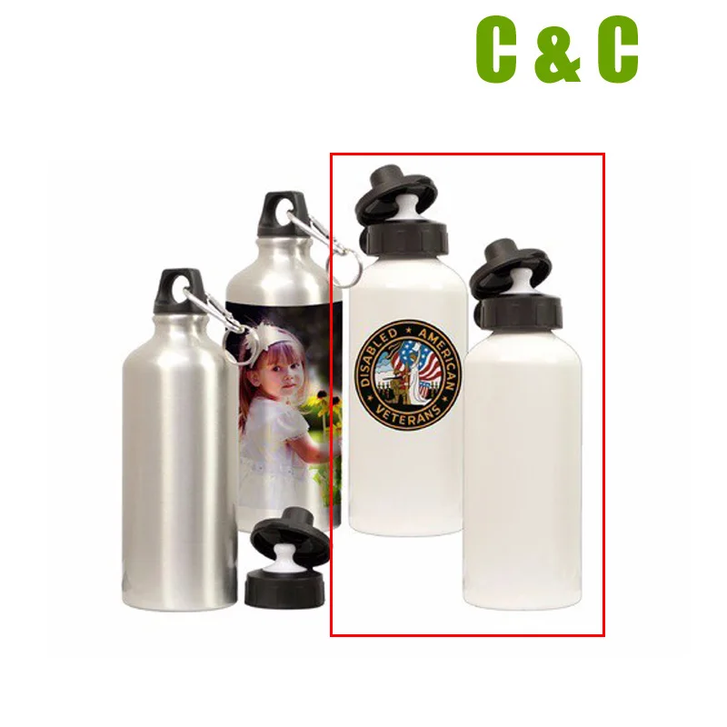 

DIY Photo Blank Sublimation mug 500ml Sublimation Sports Bottle White Without Photo Printing on it 10PCS