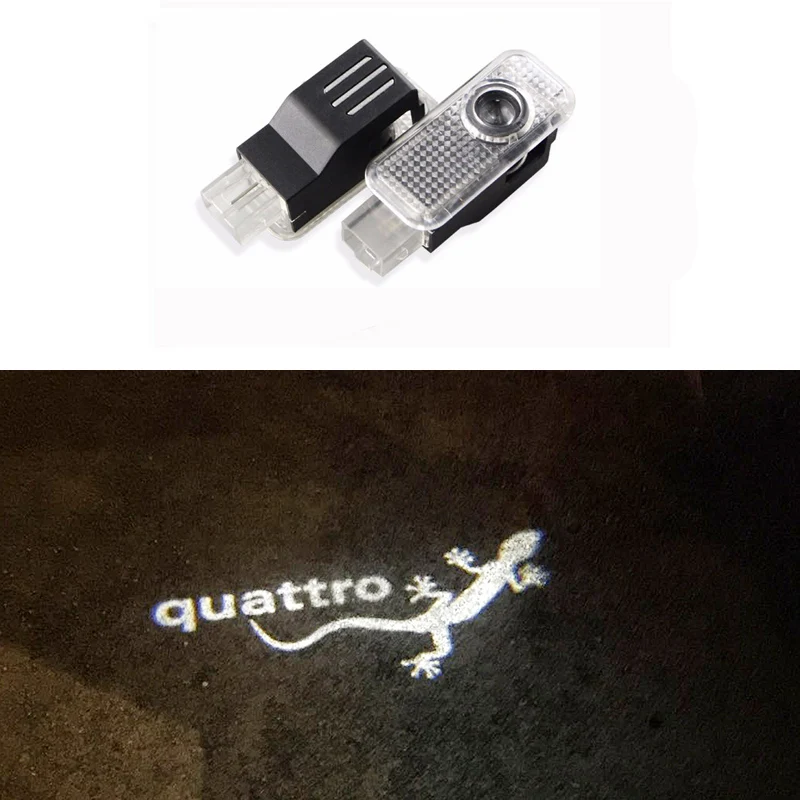 2x For Audi A3 A4 B6 B8 B7 A6 C6 C5 A7 A8 A5 Q3 Q7 Q5 80 TT S line RS S4 LED Car Door Light Ghost Shadow Projector Logo Lamp | Автомобили