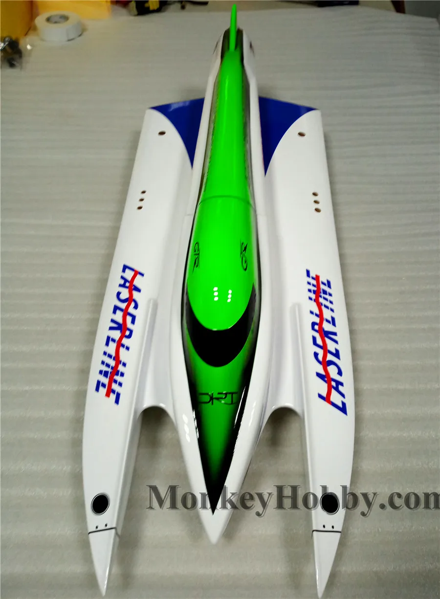 Dragon Hobby LASERLINE 700EP F1 High Speed Racing Speed Boat Flex-Internal 45° Drive W/ ESC 60A Self Righting Function RC Boat