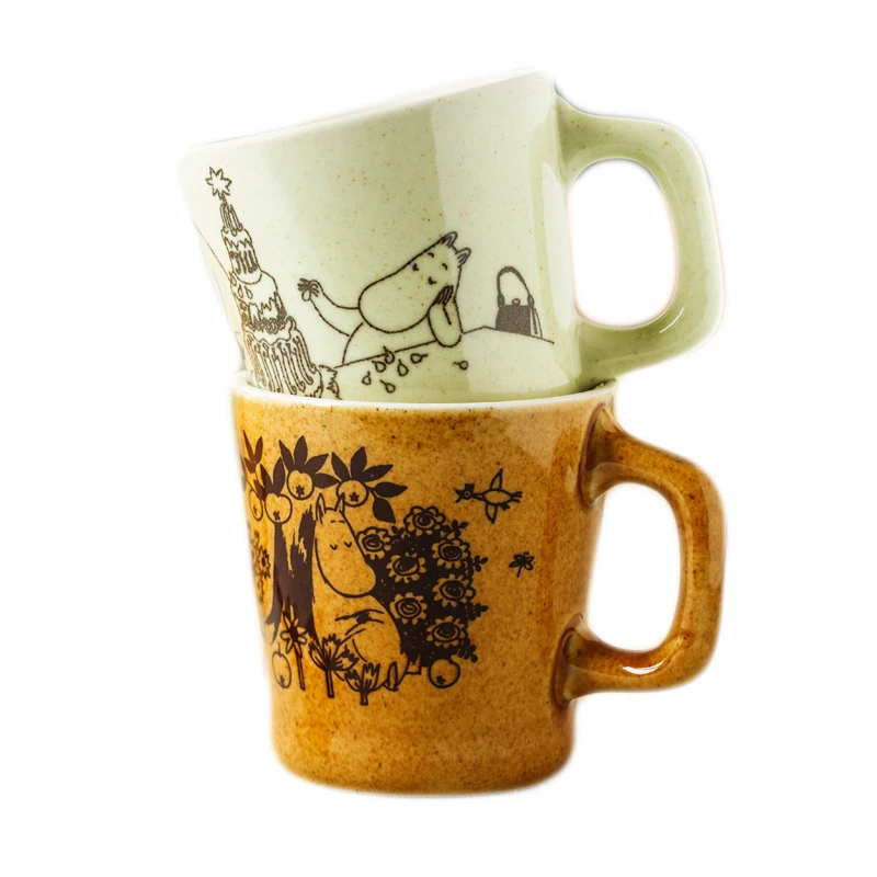 Kawaii Moomins Ограниченная серия кофейная кружка Ретро Керамическая домашняя офисная