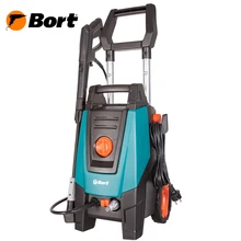 Мойка высокого давления Bort BHR-2100-Pro(Мощность 2000 Вт, макс.давление 160 бар, производительность 7.5 л/мин, автоматическое всасывание, длина шнура 5 м, длина шланга 8 м