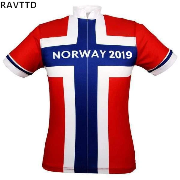 

Norway 2019 Men's Cycling Jersey Quick-Dry Summer Team Bicycle Clothing Cycle Wear Shirt Ropa Ciclismo MTB Bike Jerseys Tops