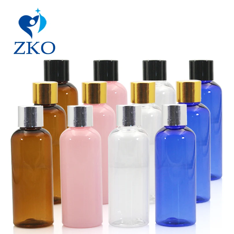 

1 pcs Free Shipping 50ml Cosmetics bottle with Electroplating cap low price travel bottle refillable bottle