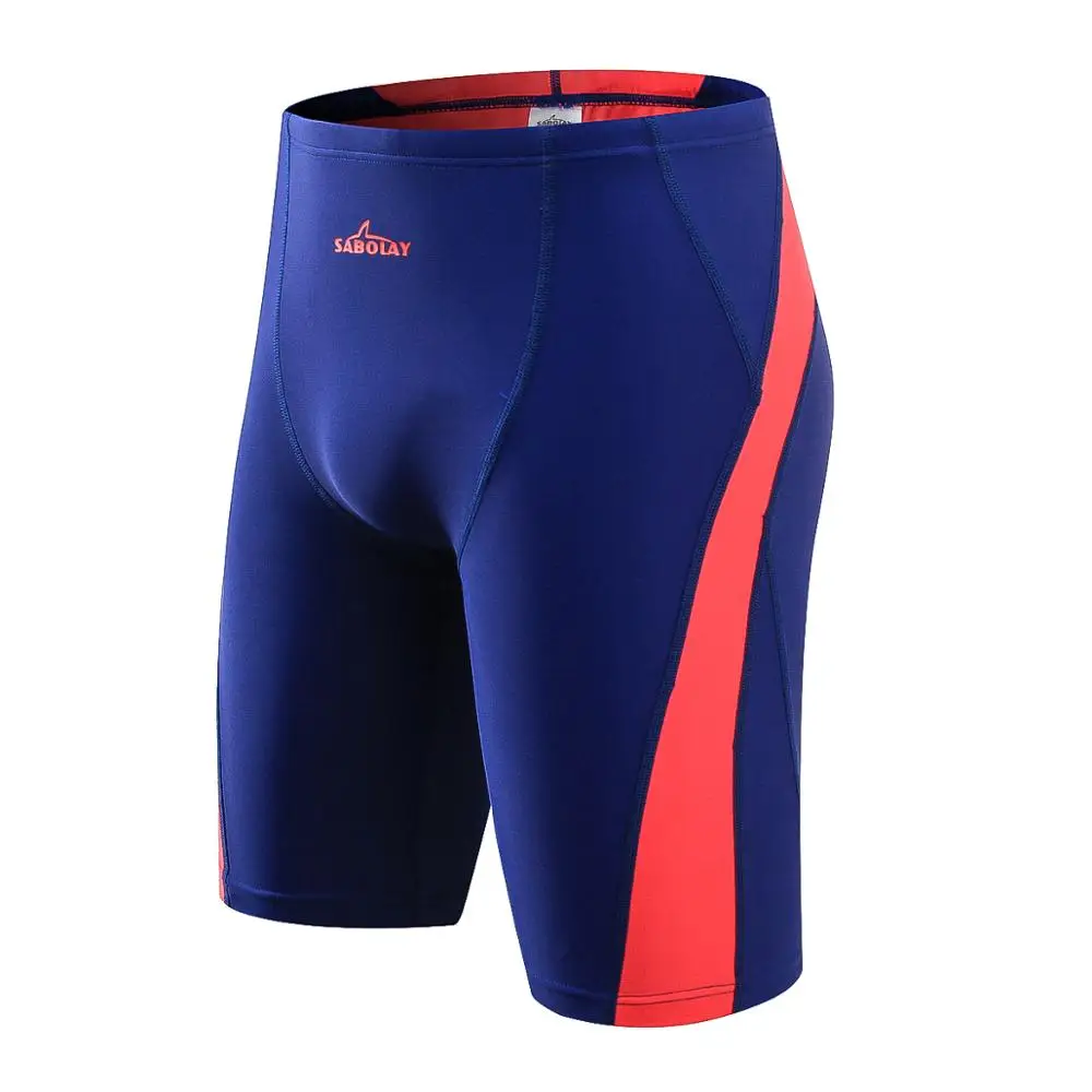 

Tech Fabric Men's Anti Chlorine Quick Drying Sunscreen Swimming Boxer Shorts Men's Comfortable Swimsuit Swim Trunks