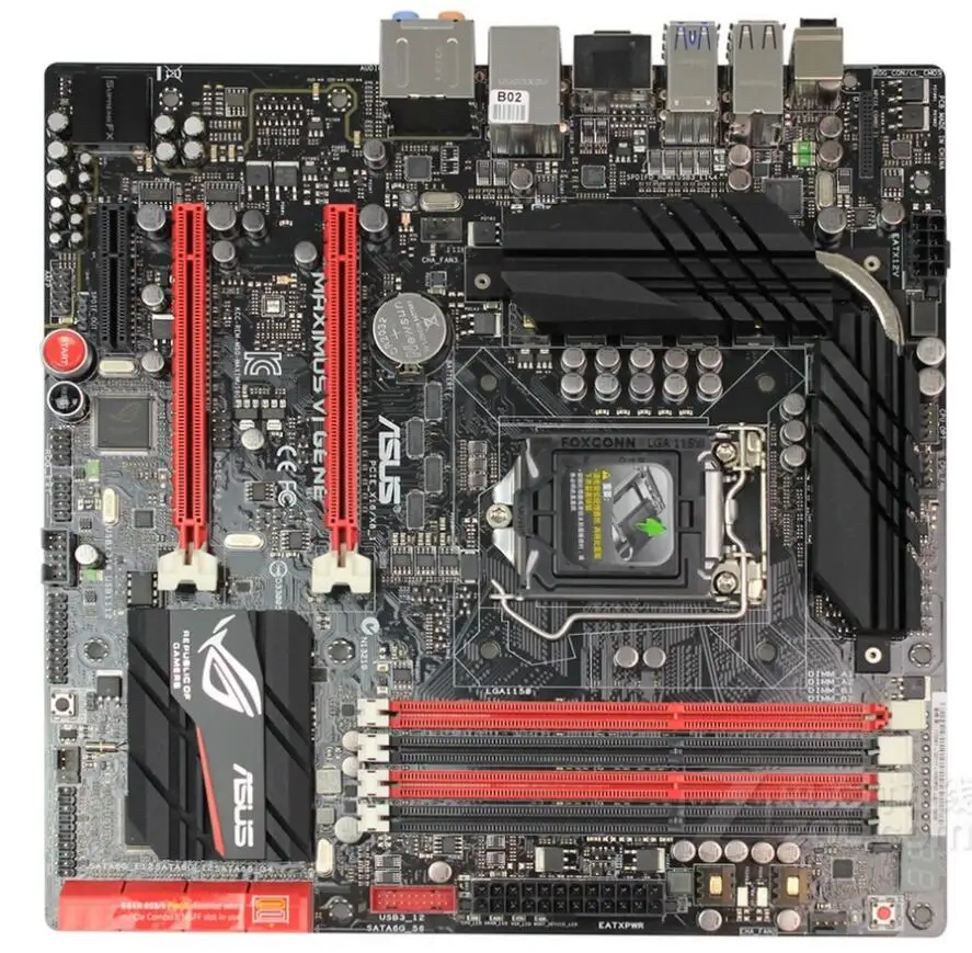 Разъем LGA1150 PCIE3.0 USB3.0 SATA3 для ASUS Maximus VI Gene рабочий стол для Intel Z87 материнской платы DDR3