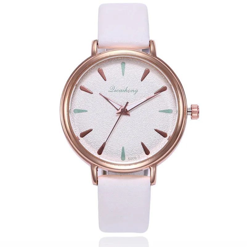 NEW Women's watches brand luxury fashion ladies watch Leather Band Analog Quartz Round Wrist Watch clock relogio feminino Y31 (9)