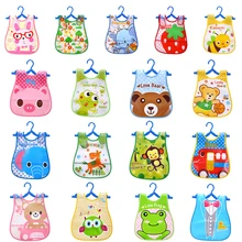 Водонепроницаемый Детские Нагрудники Кормление Отрыжка Ткань Малышей Мальчики Девочки Нагрудники Мультфильм Медведь Слон Слюна Нагрудники Отрыжка полотна Слюна Dribble