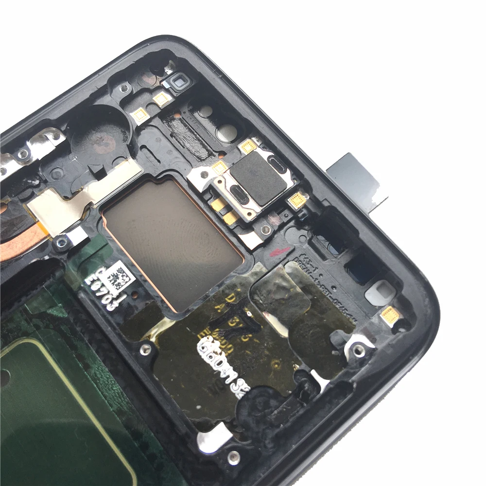 Для Samsung Galaxy S8 G950F G950FD G9500 G950U протестированный рабочий AMOLED ЖК-дисплей с сенсорным экраном рамка в сборе