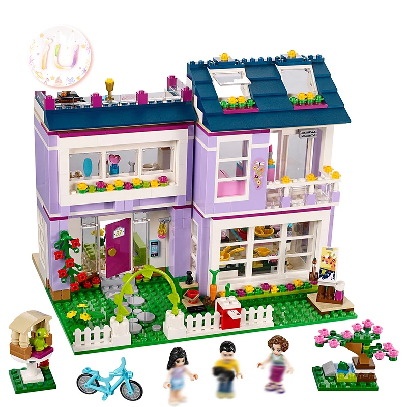 

BELA 10541 Emma's House Set Girls Series Building Blocks Educational Toys For Children Birthday Gifts 731Pcs Compatible 41095