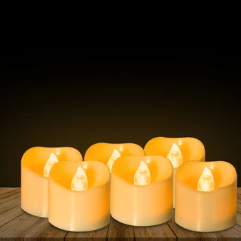 

LED Tea Light Candles Householed velas led Battery-Powered Flameless Candles Church and Home Decoartion and Lighting