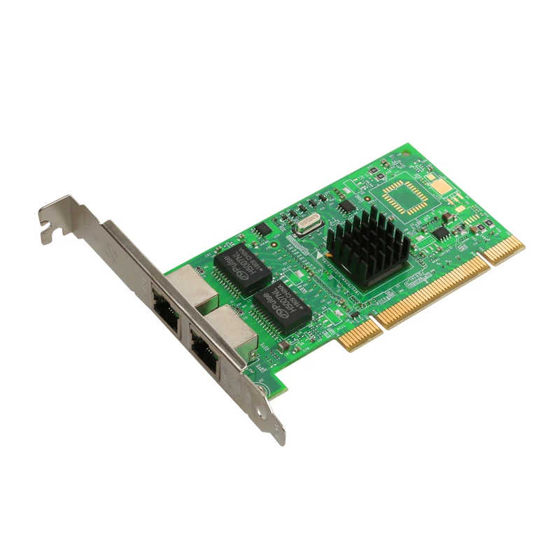 DIEWU 82546 S сетевая карта адаптер с процессором Intel два порта 8492MT гигабитный Ethernet PCI