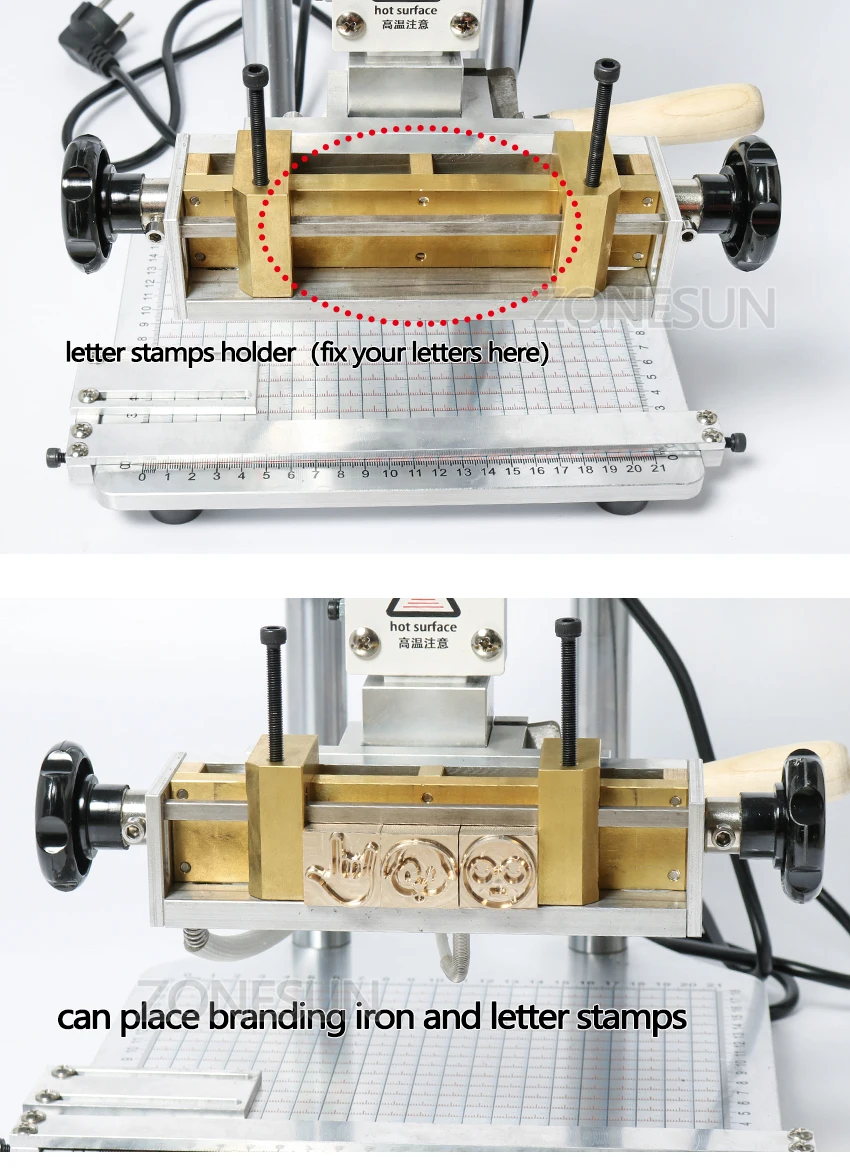 ZONESUN ZS110A обновленная цифровая машина для горячего тиснения фольгой кожи ПВХ карты бумаги штамповки латунные железные буквы штампы поставка