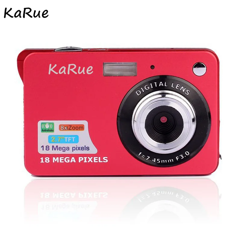 

KaRue DC-K530I 18Mp Max 5Mp CMOS Sensor 2.7 inch Screen Digital Cameras 8x Digital Zoom and Rechareable Lithium Battery