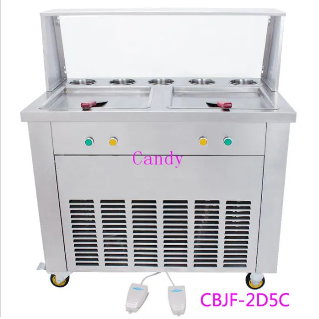 Buy fried ice cream machine ice rolled machine double roll milk Ice Cream Roll