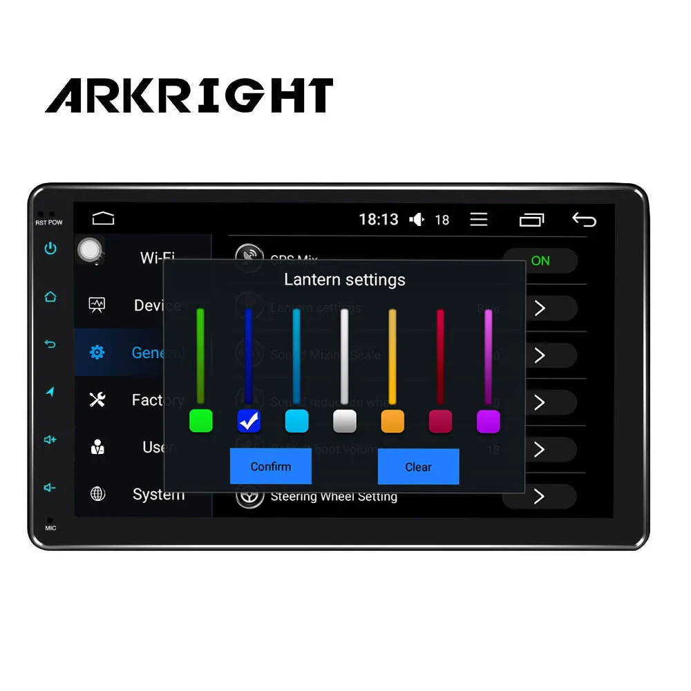 ARKRIGHT 9 &quot2din автомобиля радио 4 + 32 GB Android 8 1 Универсальный Автомобильный