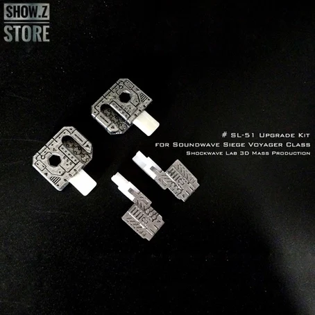 

[Show.Z Store] Shockwave Lab SL SL-51 SL51 Painted Upgrade Kit for SG-24 SG24 Siege Soundwave Transformation Action Figure
