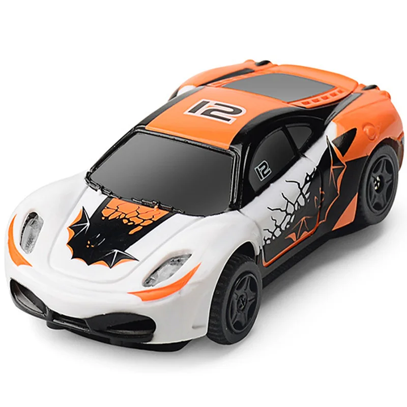 Настенный скалолазание гоночный Мини RC автомобиль домашний Автомобиль радио управление мини гравитационный пульт дистанционного управления автомобиль электрическая игрушка для детей трюк автомобиль - Цвет: Orange