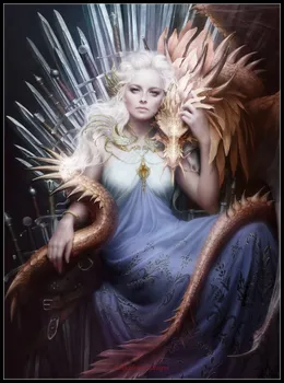 

Embroidery Counted Cross Stitch Kits Needlework - Crafts 14 ct DMC DIY Arts Handmade Decor - A Song of Ice and Fire