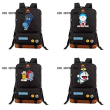 High Quality 2018 New anime Doraemon Backpack Canvas School Bags Mochila Women men Laptop teenagers Printing package 15 style