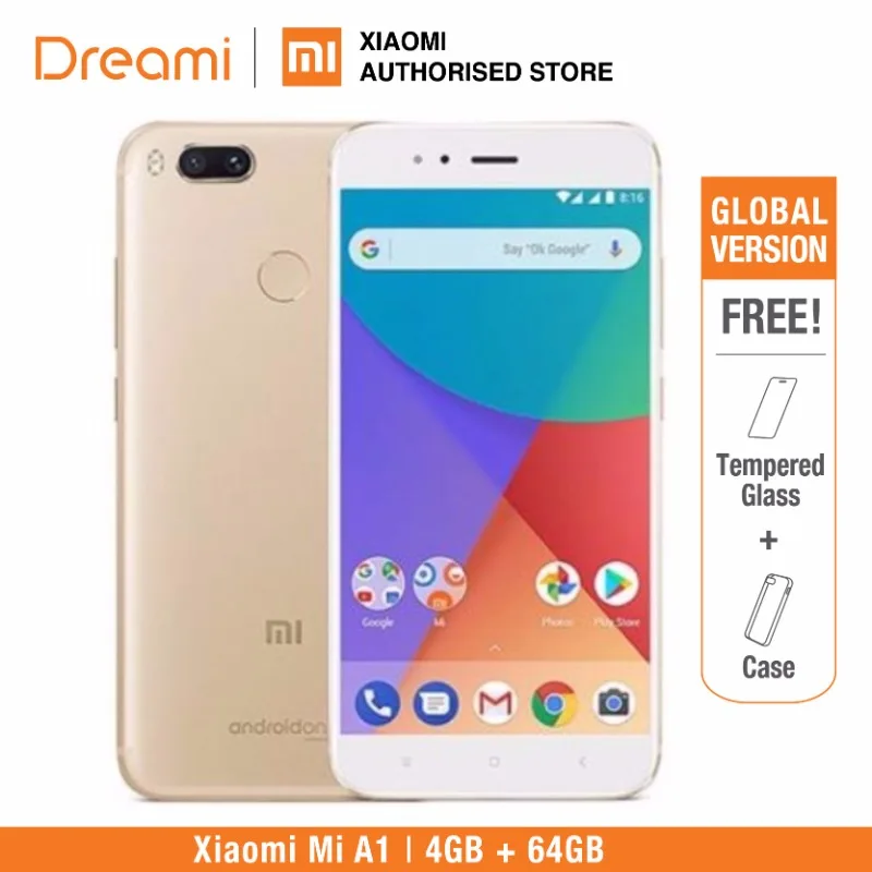 Глобальная версия Xiaomi Mi A1 64 Гб Встроенная память 4 Оперативная (1 год гарантии