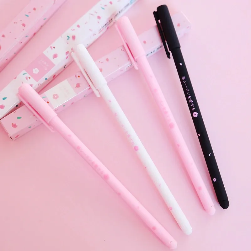 

Romantic Fine Point 0.38 mm Sakura Gel Pen Rollerball Pen School Office Supplies Student Stationery Signing Pen Black Ink